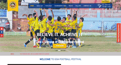 Desktop Screenshot of goafootballfestival.com